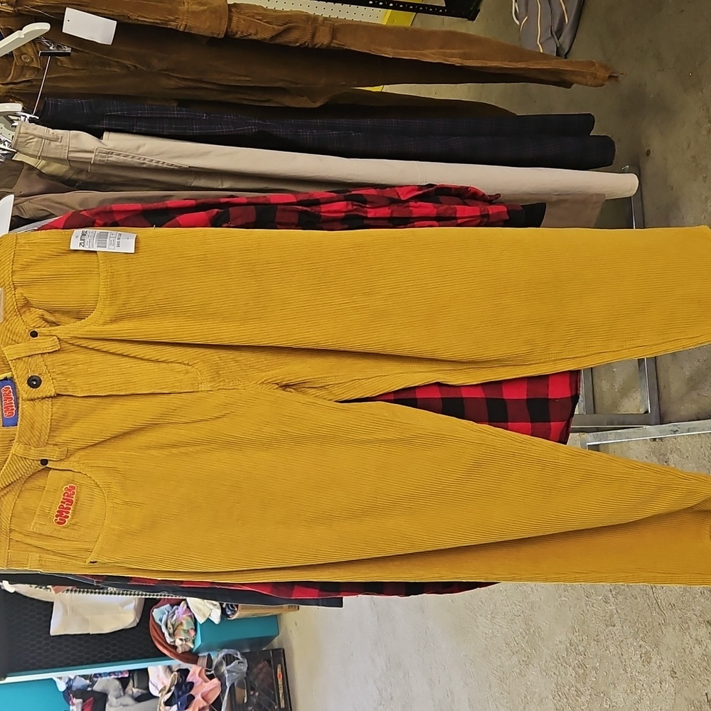 Zumiez Gold Yellow Corduroy Pants